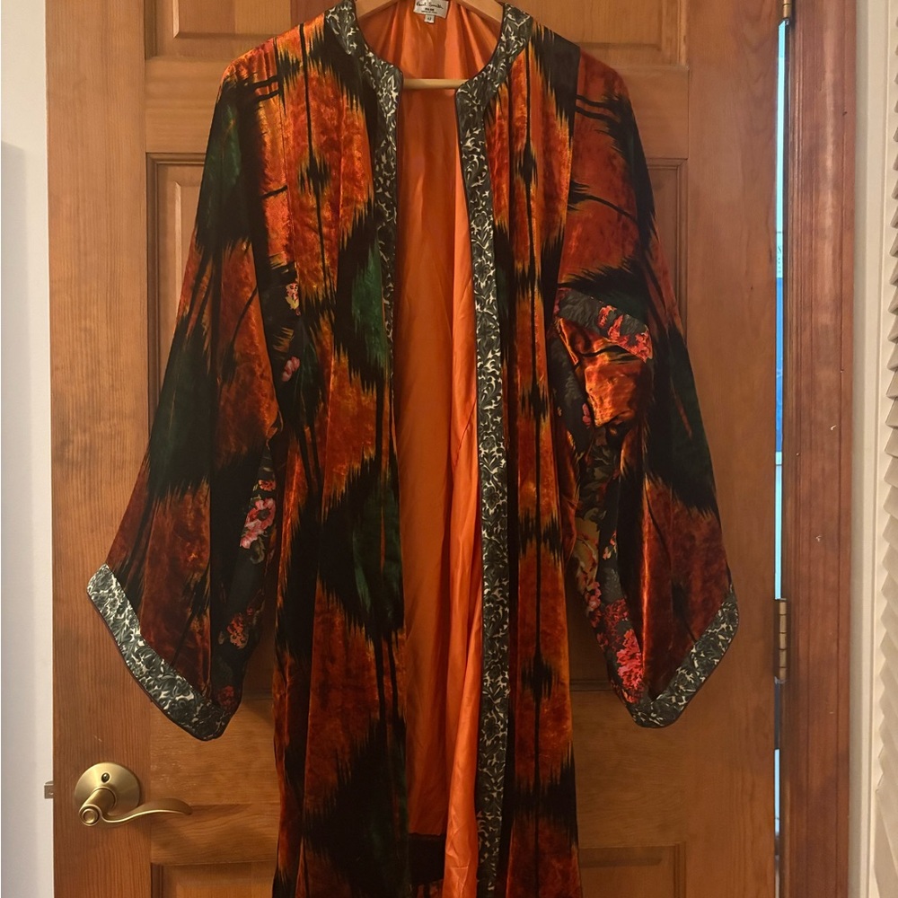 Paul Smith Orange and Black Kimono